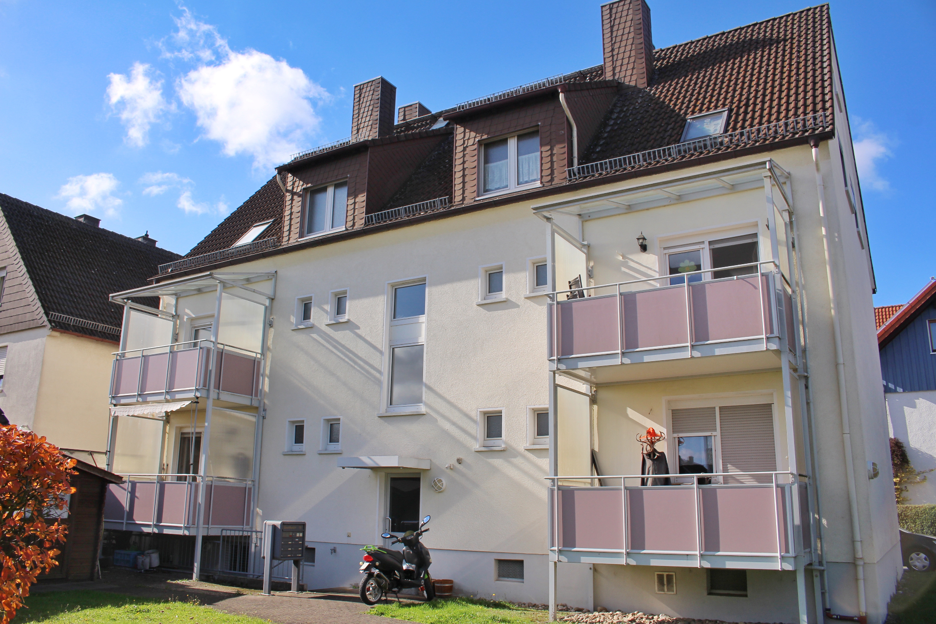 Attraktive Erdgeschosswohnung mit Balkon, Goethestraße 10, 35440 Linden